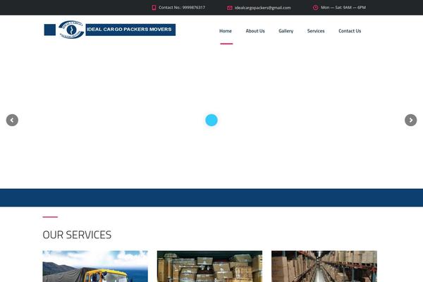 Transcargo theme site design template sample