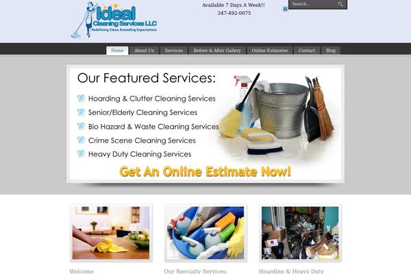 PureVISION theme site design template sample