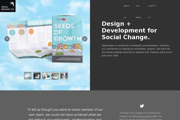 Biznizz theme site design template sample