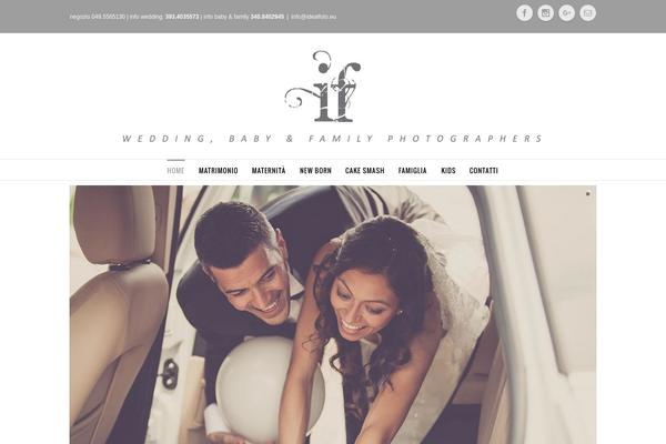 Titan theme site design template sample
