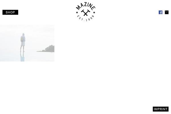 Mazine theme site design template sample