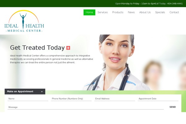 Medical-theme theme site design template sample