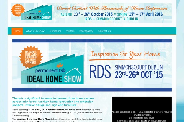 idealhome.ie site used Ihs-theme
