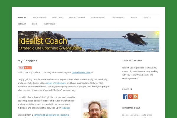 GeneratePress theme site design template sample