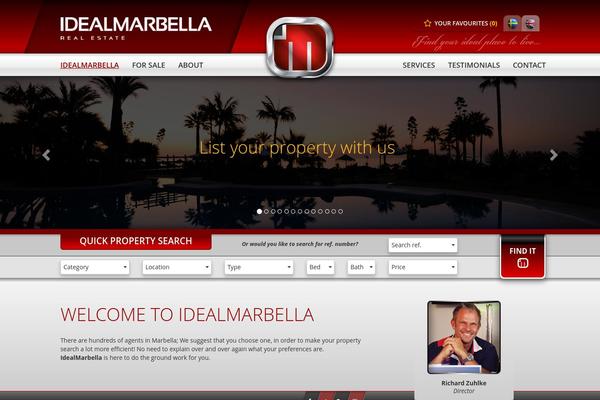 WP Pro Real Estate 6 theme site design template sample