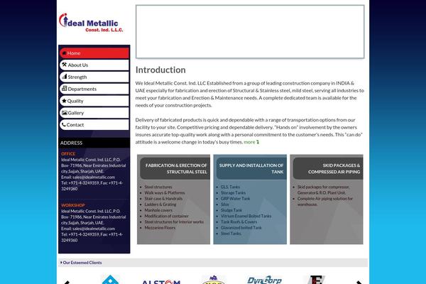 idealmetallic.com site used Idealmataliic