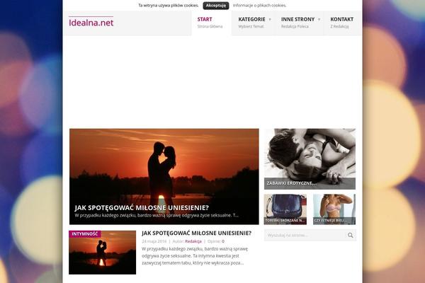 Point theme site design template sample