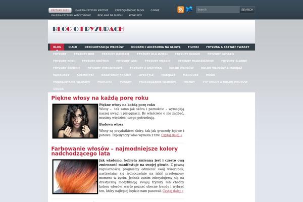 Beautystyle theme site design template sample