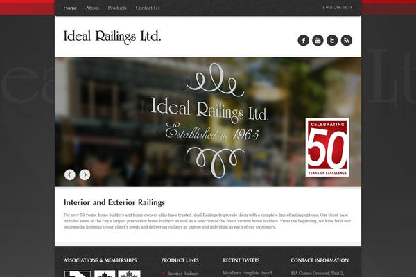 Arctica theme site design template sample