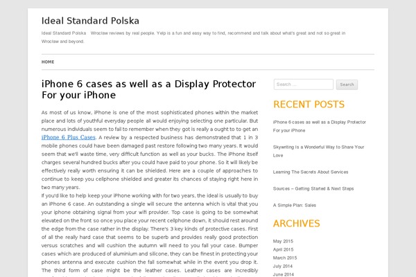 Tiny Forge theme site design template sample