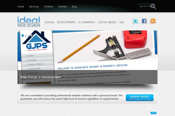 Boldy theme site design template sample