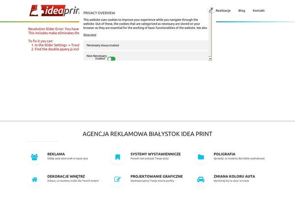 Zephyr theme site design template sample