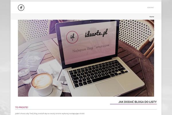 Armada theme site design template sample