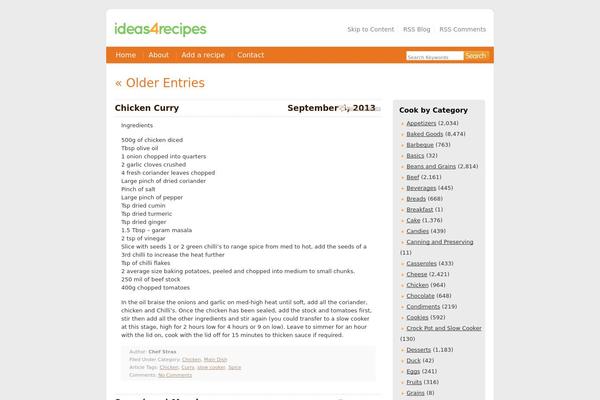 Love The Orange theme site design template sample