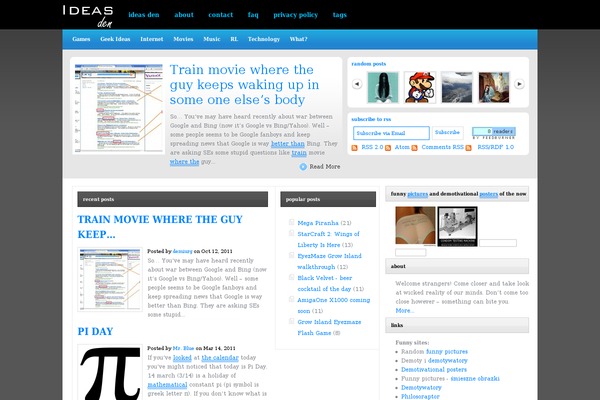 WhosWho theme site design template sample