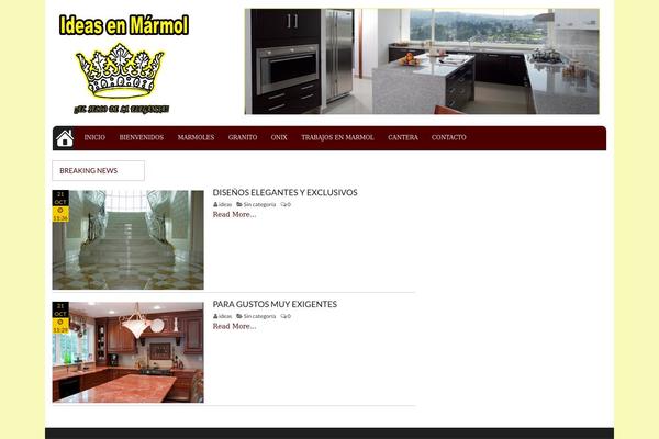 Top Mag theme site design template sample