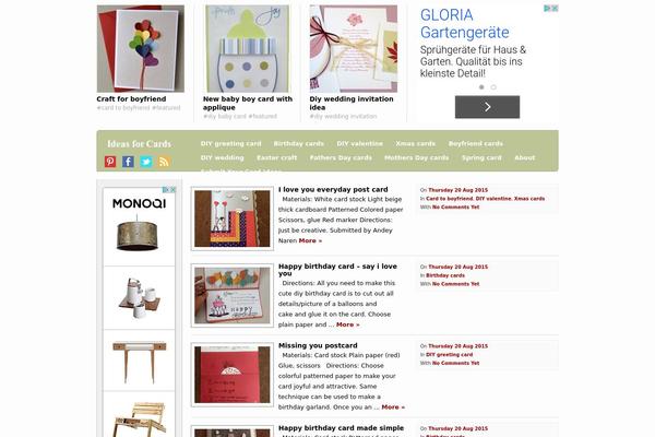 ideasforcards.com site used Hackerwp