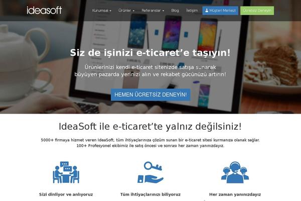 Idea theme site design template sample
