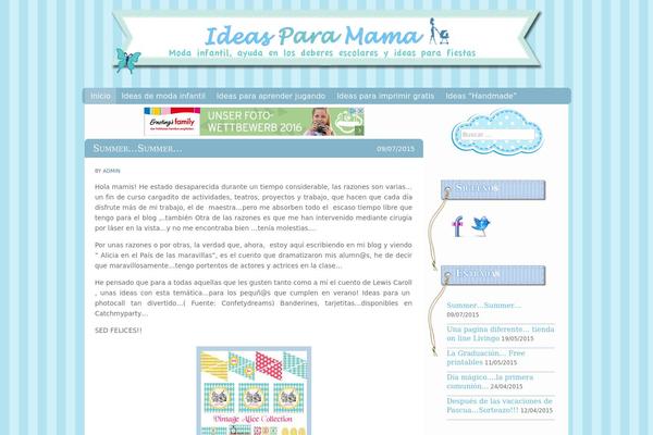 Babylog theme site design template sample