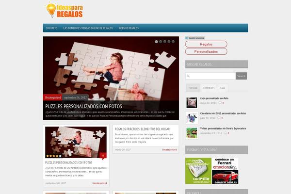 Boulevard theme site design template sample