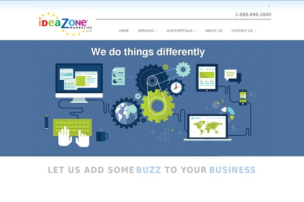 Terra theme site design template sample