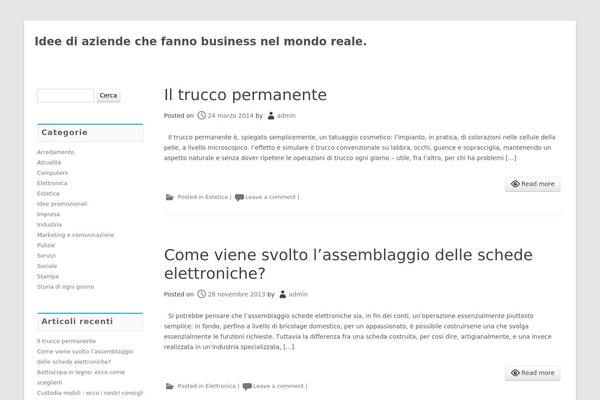 Techism theme site design template sample