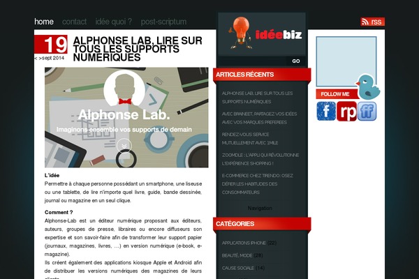 ideebiz.com site used Bluestreet