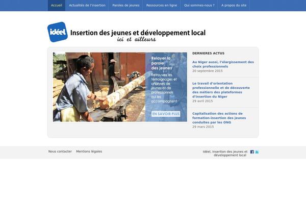 Simple-non-profit-theme theme site design template sample