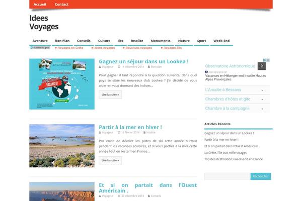 MesoColumn theme site design template sample