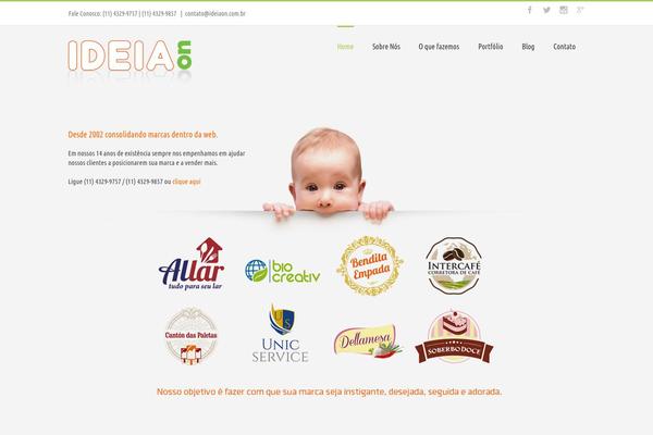 Minimum theme site design template sample