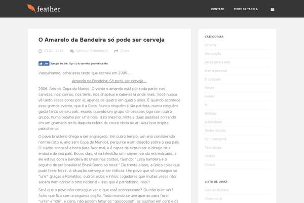 ideiasetc.com site used Feather