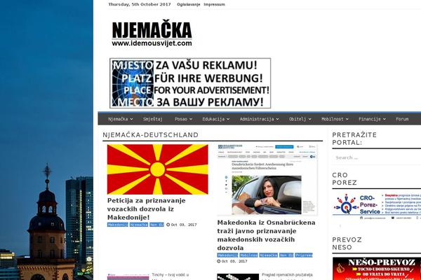 NewsCard theme site design template sample