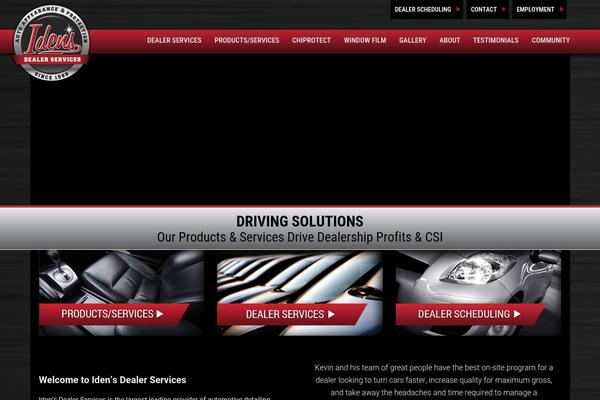 Total theme site design template sample