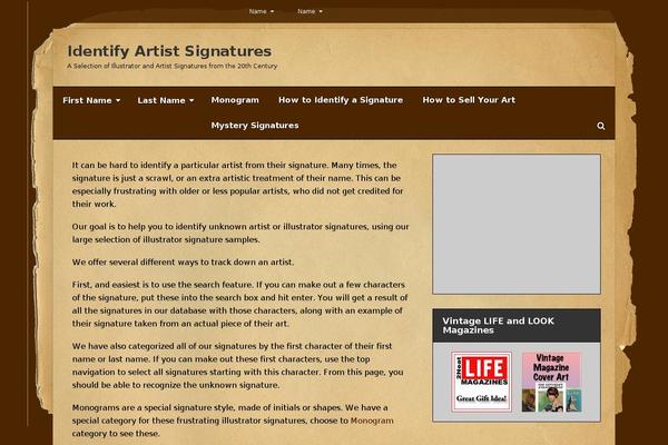 identifyartistsignatures.com site used Gp-identify-artist-signatures