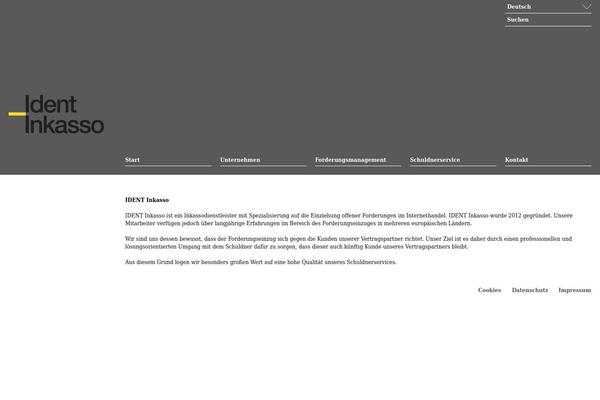 iDent theme site design template sample
