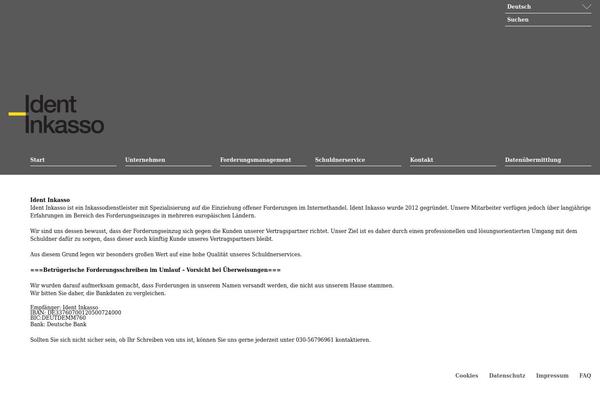 iDent theme site design template sample