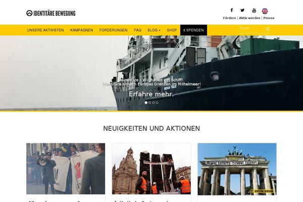 identitaere-bewegung.de site used Protos