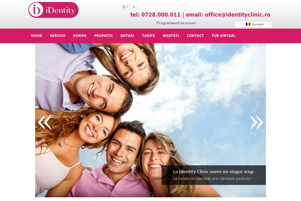 Parallax theme site design template sample