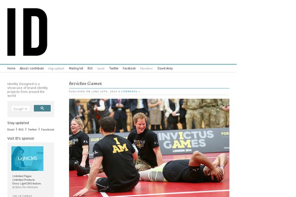 Hamilton theme site design template sample