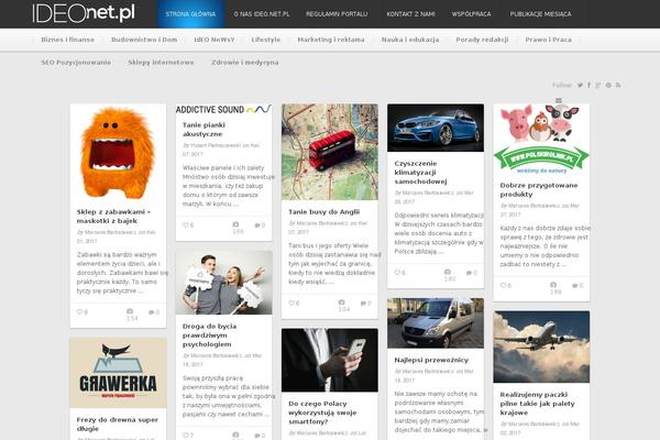 Pinable theme site design template sample