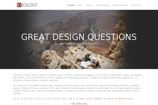 Hero theme site design template sample