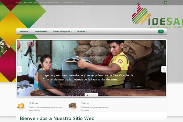 idesan.gov.co site used Thunder