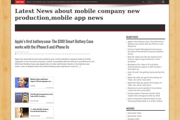 Site using Appleicons plugin