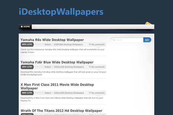 Mystique theme site design template sample