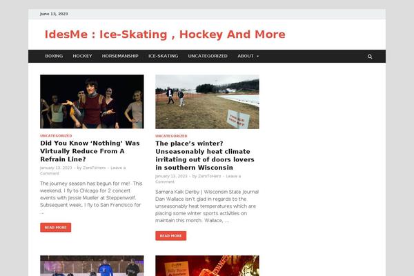 HitMag theme site design template sample