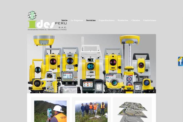 Wpex-bizz theme site design template sample