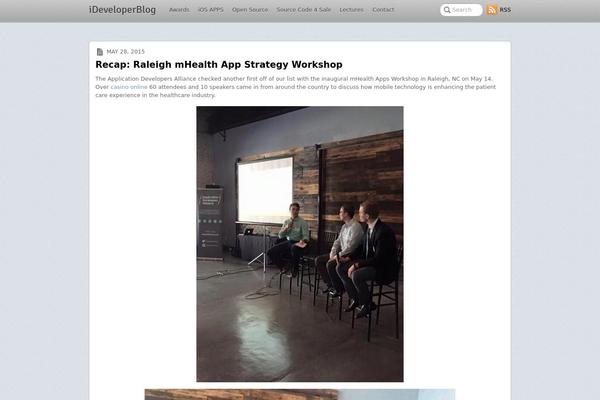 ideveloperblog.com site used Postline