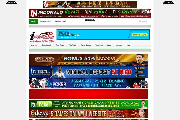 Newswire theme site design template sample