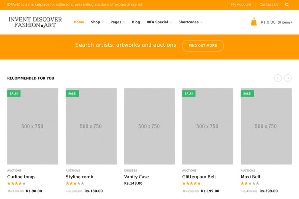 Site using Captiva-toolkit plugin