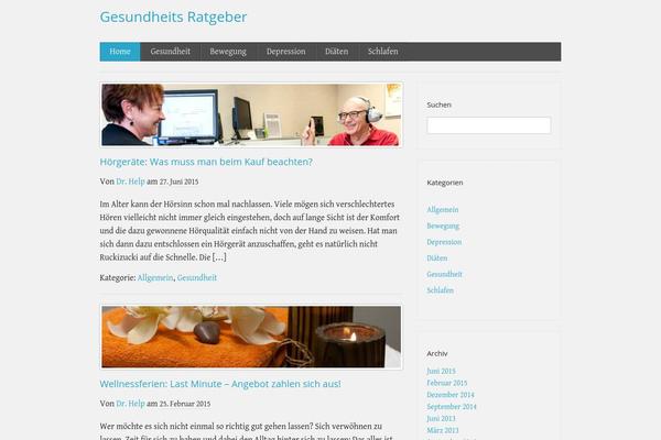 Spine theme site design template sample